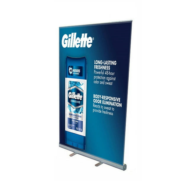 48 x 80，6 Pack，Heavy-Duty Standard and Classical Retractable Roll Up Banner Stand Economical-Trade Show Display 
